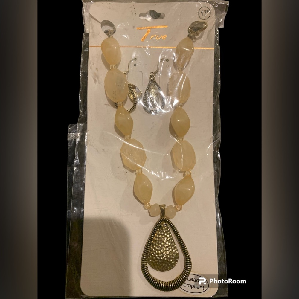 True Necklace and Earrings